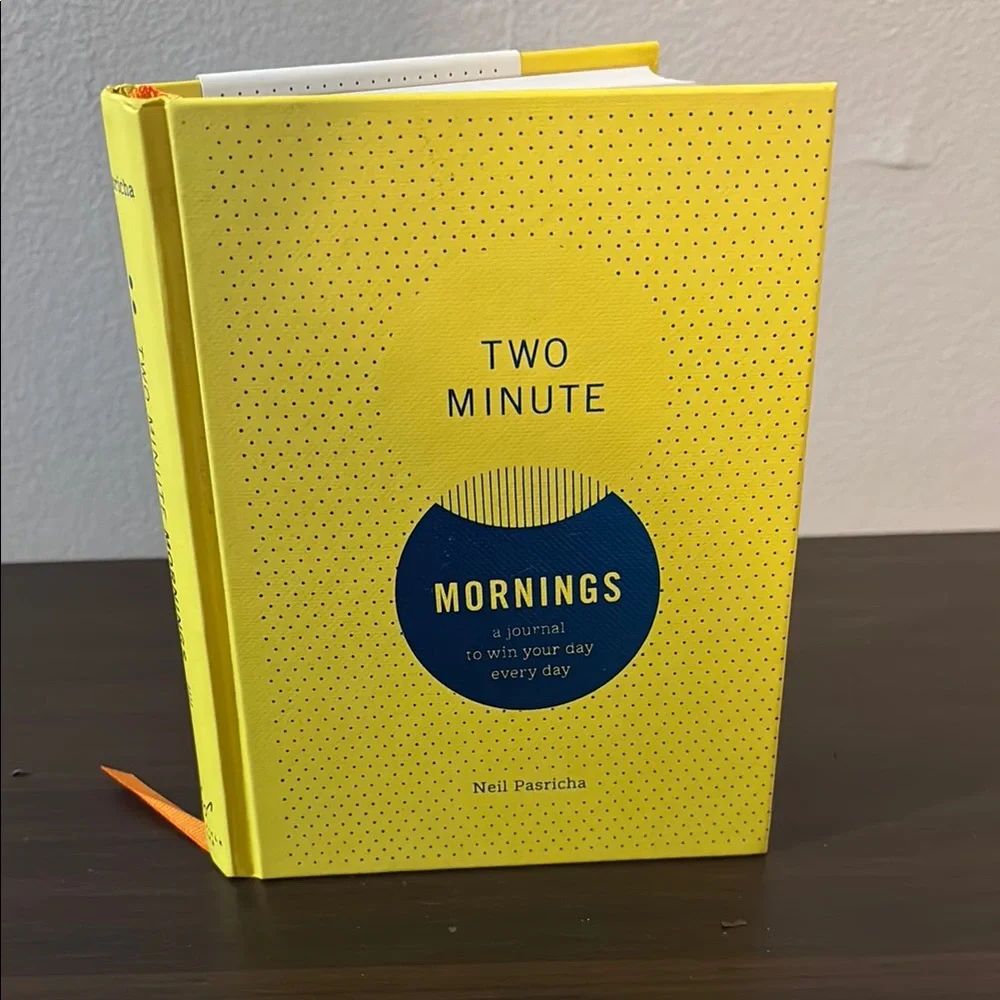 Two Minute Mornings Journal, Good Used Condition! By Neil Pasricha